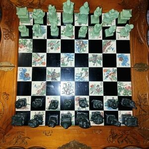 Vintage Japanese handcrafted Chess Set